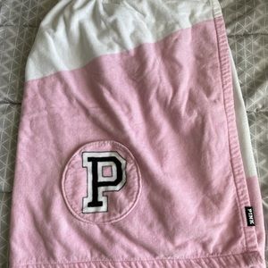 PINK Monogram Towel